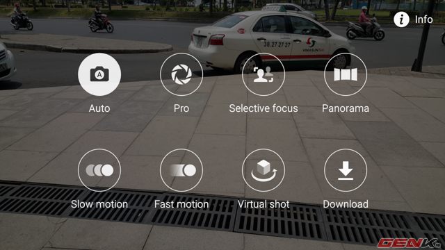 Samsung Galaxy S6 cung cấp nhiều chế độ chụp khác nhau.