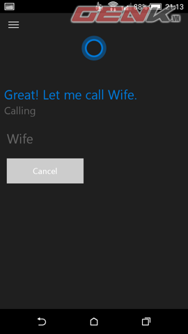 Gọi cho vợ của bạn chẳng hạn - Call my wife