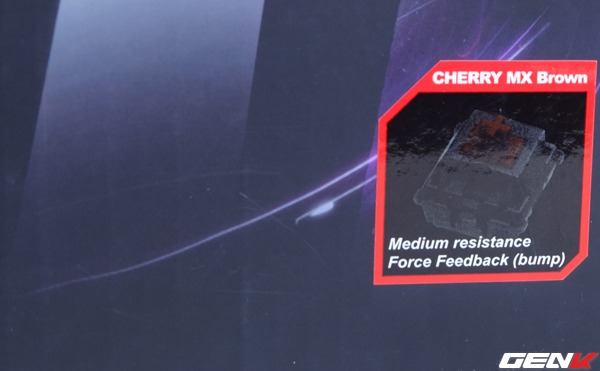 CM Storm MECH có 3 model tương đương với 3 kiếu switch: Blue, Red và Brown. Chiếc MECH của mình được trang bị Brown Switch.