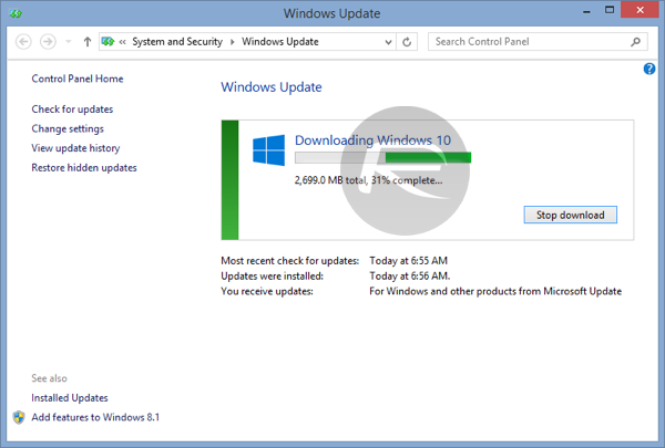  Người dùng sẽ được quyết định có nâng cấp lên Windows 10 hay không. 