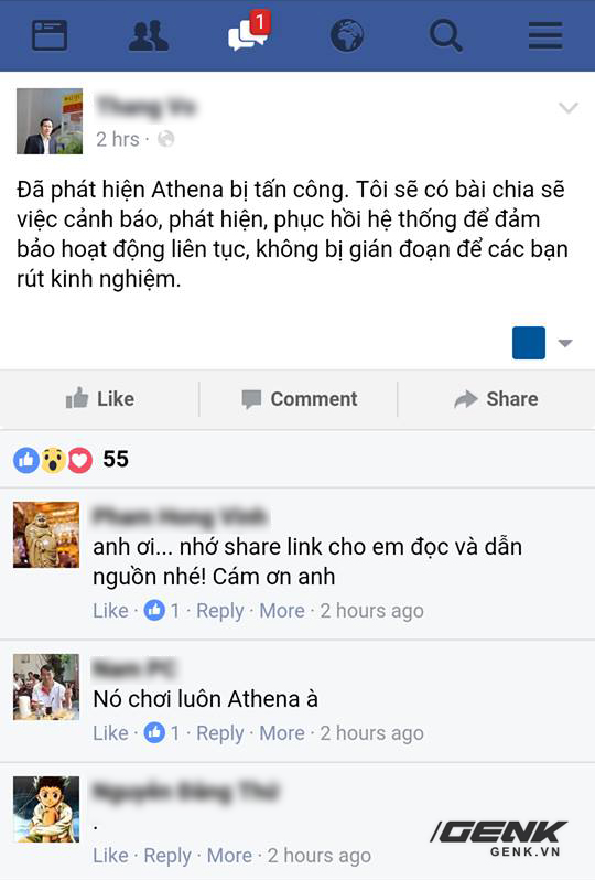  CEO của Trung tâm Athena chia sẻ về tình hình. 