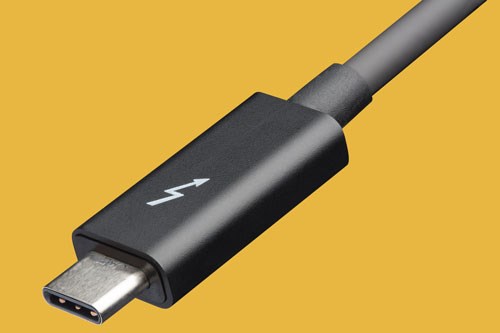  Thunderbolt thế hệ thứ 3 sử dụng đầu cắm chuẩn USB Type-C. 