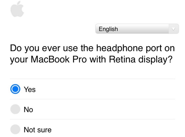 Apple thăm dò người dùng về cổng headphone trên MacBook Pro
