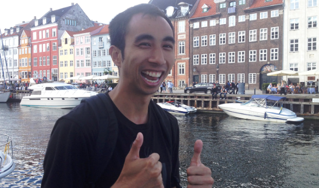  Leung trong chuyến du lịch của hai vợ chồng tới Copenhagen năm 2015 