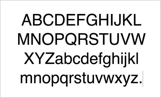  Font Helvetica luôn cho cảm giác các nét chữ khá đồng đều nhau 