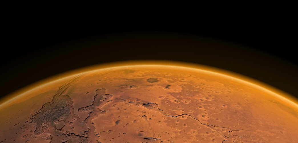  Bề mặt nhiều vết lõm của Sao Hỏa. 