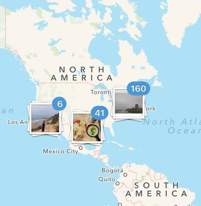  Tính năng ảnh bản đồ trên Instagram. 