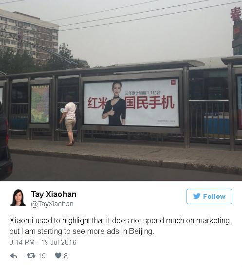  Thay đổi chiến lược, Xiaomi bắt đầu quảng cáo nhiều hơn. 