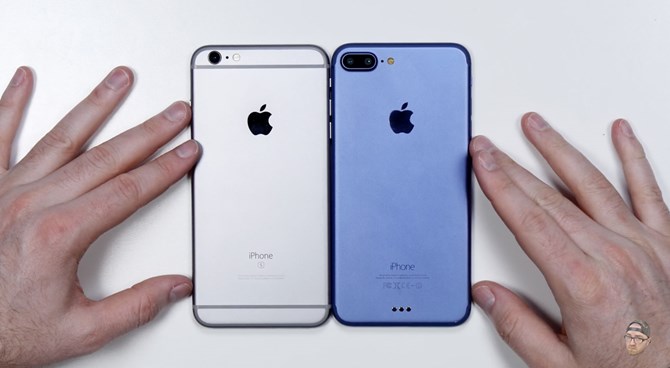  Màu xanh mới trên iPhone 7 Plus. 