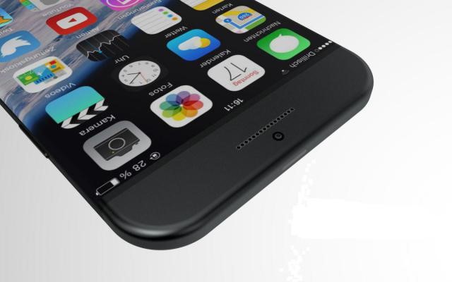  Một concept iPhone 7 với màn hình cong tương tự trên Samsung. ẢnhTechMalia. 
