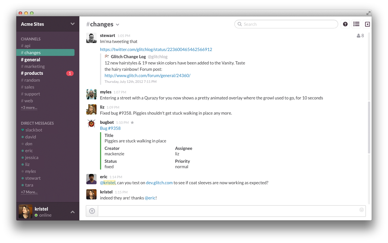  Ứng dụng chat Slack cho công việc, được rất nhiều doanh nghiệp và startup sử dụng. 