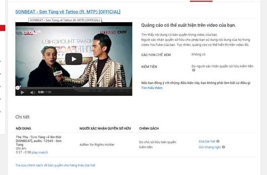 Tác giả Tha Thu bị YouTube cảnh báo bản quyền.
