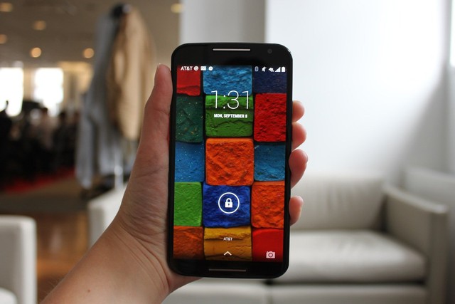 On the Moto X, you can give your phone instructions without even having to touch it.