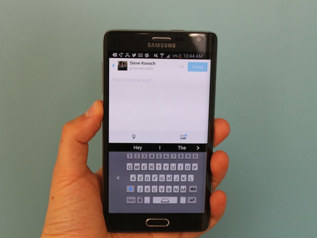 You can also shrink the keyboard for one-handed typing.