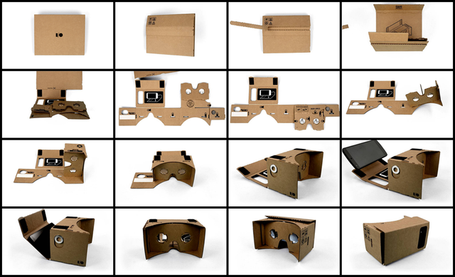 Cách xếp hình Google Cardboard