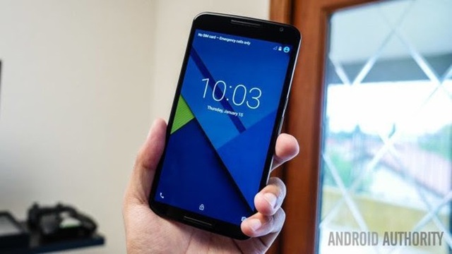 Mở hộp Nexus 6 khung viền kim loại và chạy Android Lollipop