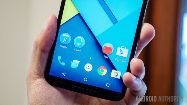 Mở hộp Nexus 6 khung viền kim loại và chạy Android Lollipop