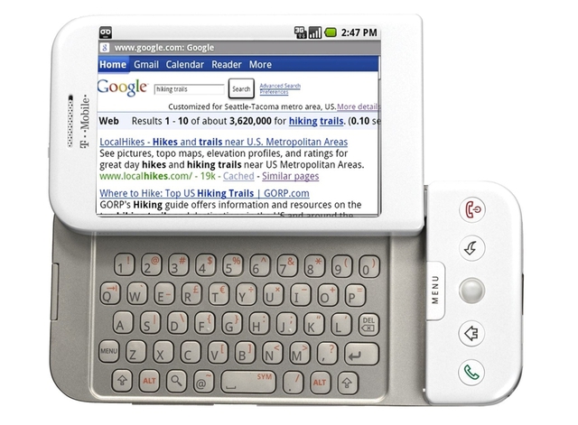 T-mobile G1 và trình duyệt Android đầu tiên.
