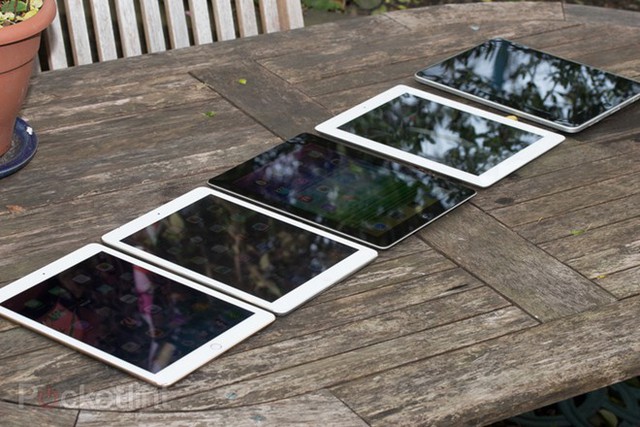 5 thế hệ iPad đọ dáng