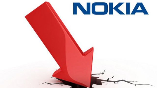 Thị phần Nokia ngày càng sụt giảm mạnh trước sức ép cạnh tranh của Apple và Android