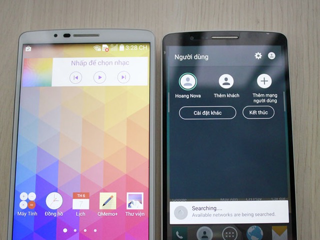 Nhằm tăng tính bảo mật, Android 5.0 cung cấp chế độ nhiều người sử dụng trên cùng một thiết bị và tính năng này cũng xuất hiện trên chiếc LG G3 chạy Android 5.0.