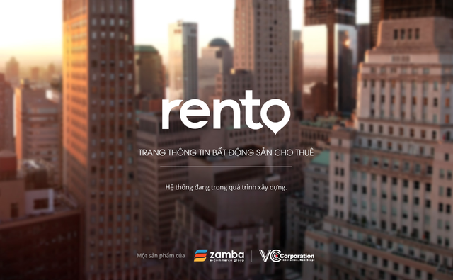 Website TMĐT Rento dự kiến được mở cửa vào tháng 11/2014.