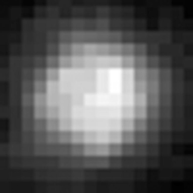 Hình ảnh của bề mặt của Pluto vào năm 1996