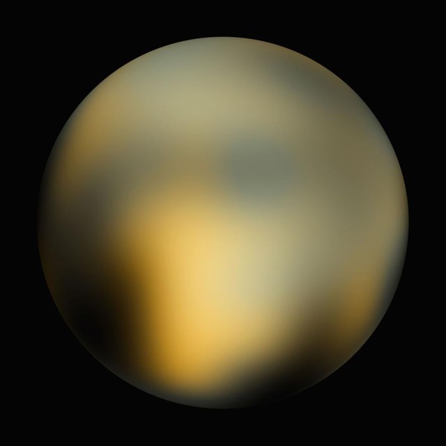 Picture of Pluto vào năm 2010