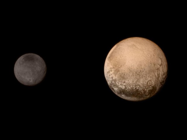 Ảnh của Sao Diêm Vương và Charon vào ngày 11 tháng bảy năm 2015