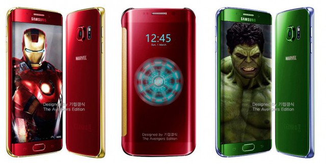 Hình ảnh đầu tiên của Galaxy S6 Edge phiên bản Iron Man