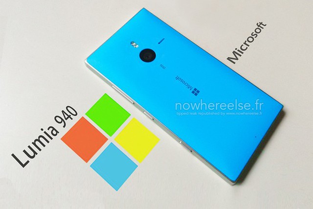 Hình ảnh rò rỉ về thiết kế của Lumia 940