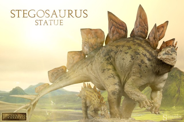 Loài khủng long ăn cỏ Stegosaurus, dễ nhận ra với những cái vảy sừng lớn trên lưng.