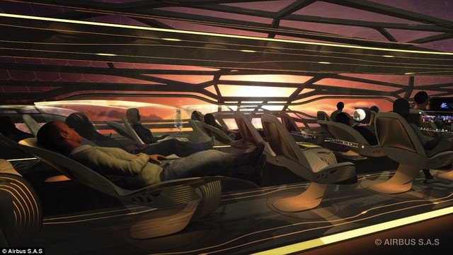 Kế hoạch bao gồm không gian tăng lên, và cửa sổ kích thước cho hành khách tận hưởng chuyến bay của họ