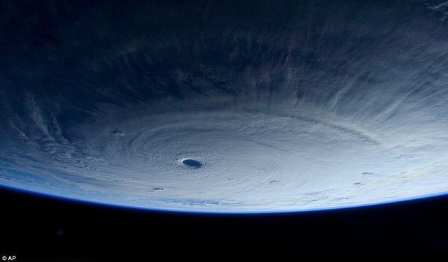 ‘Commands respect even from #space: we just flew over typhoon #Maysak,’ Esa astronaut Samantha Cristoforetti said in a tweet 