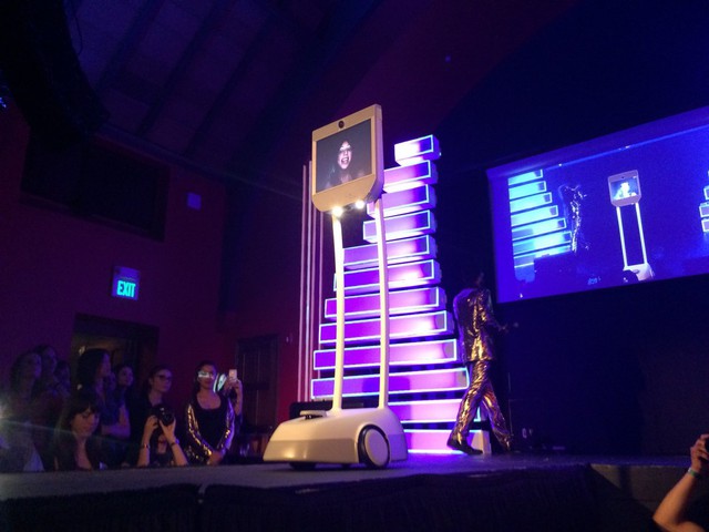 A model from the year 2050 opened the show.