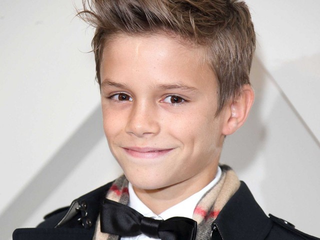 AGE 12: Romeo Beckham
