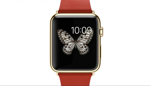 Apple made a new type of display for the watch that uses blacks that are deeper than those in the iPhones screen to make images more vivid.