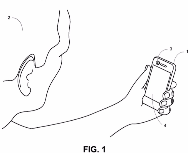 apple selfie patent unlock iphone