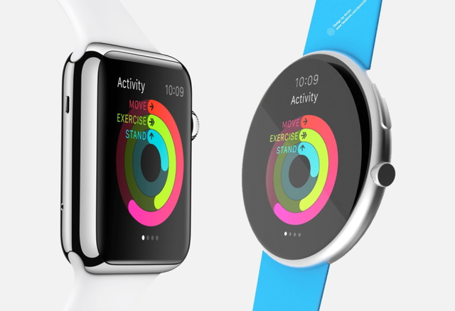 Một concept Apple Watch 2 mặt tròn