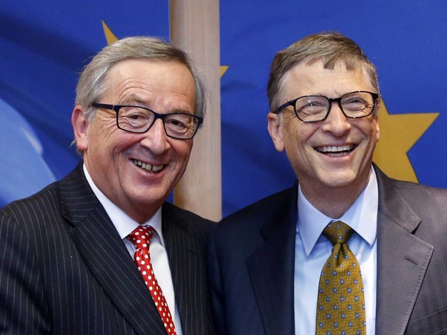 Bill Gates Juncker
