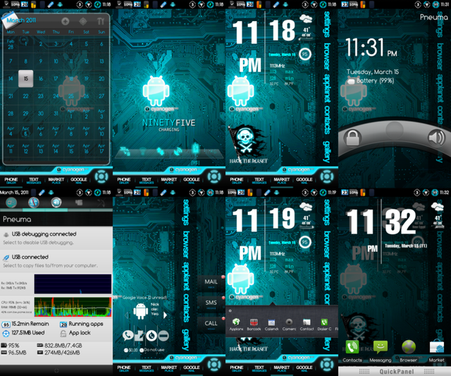 Các bản rom của Cyanogen đang được rất nhiều người sử dụng bởi tính ổn định, tiết kiệm pin, tùy biến và giao diện đẹp.