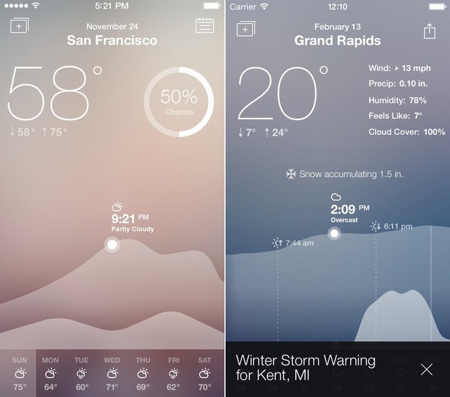Fresh Air is our new favorite weather app.