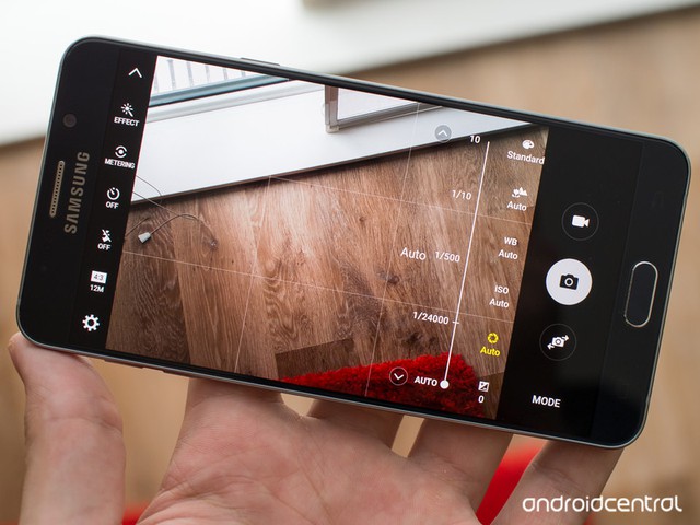 Galaxy Note 5 camera interface