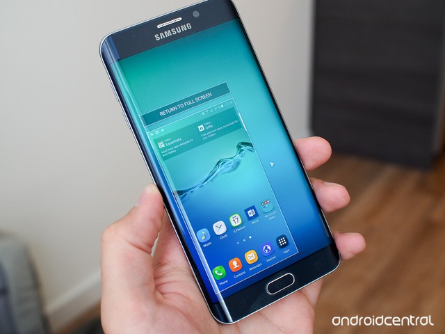 Galaxy S6 edge one-handed mode
