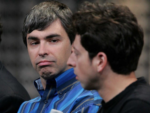 Google sáng lập Larry Page và Sergey Brin