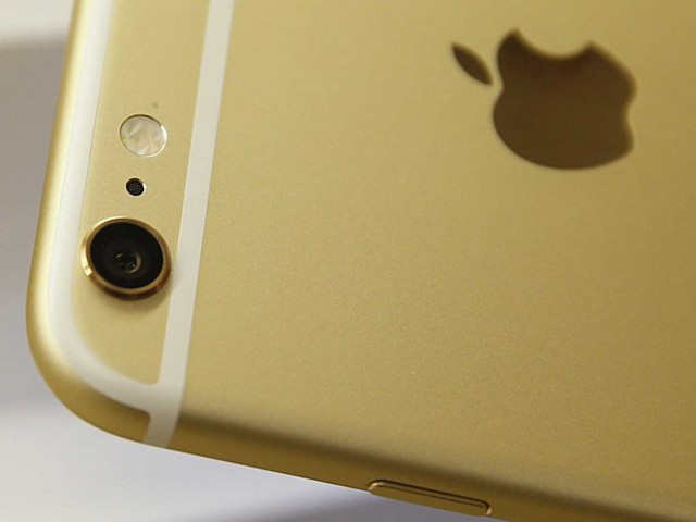 camera iPhone 6 vàng