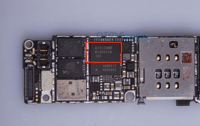iphone 6s con chip Qualcomm