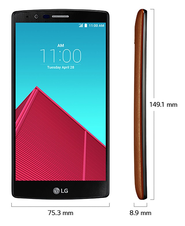 LG G4 leaked dimensions
