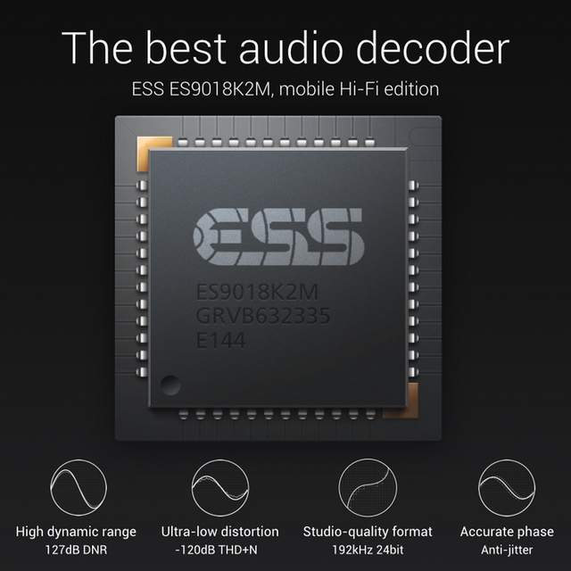 Chip mã hóa âm thanh cao cấp ESS ES9018K2M - best audio decoder