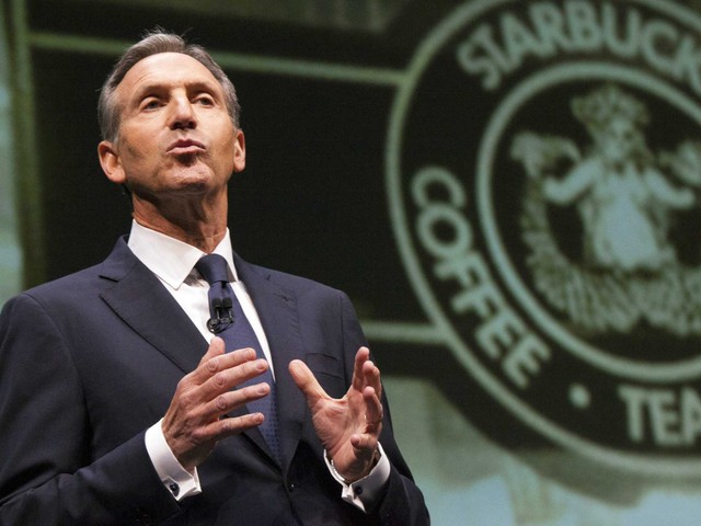 Starbucks CEO Howard Schultz